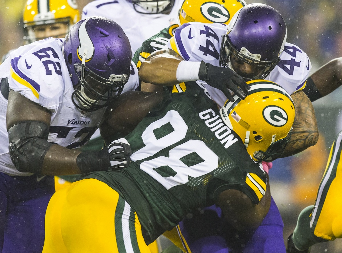 Green Bay Packers defensive lineman Letroy Guion by Jeff Hanisch—USA TODAY Sports.