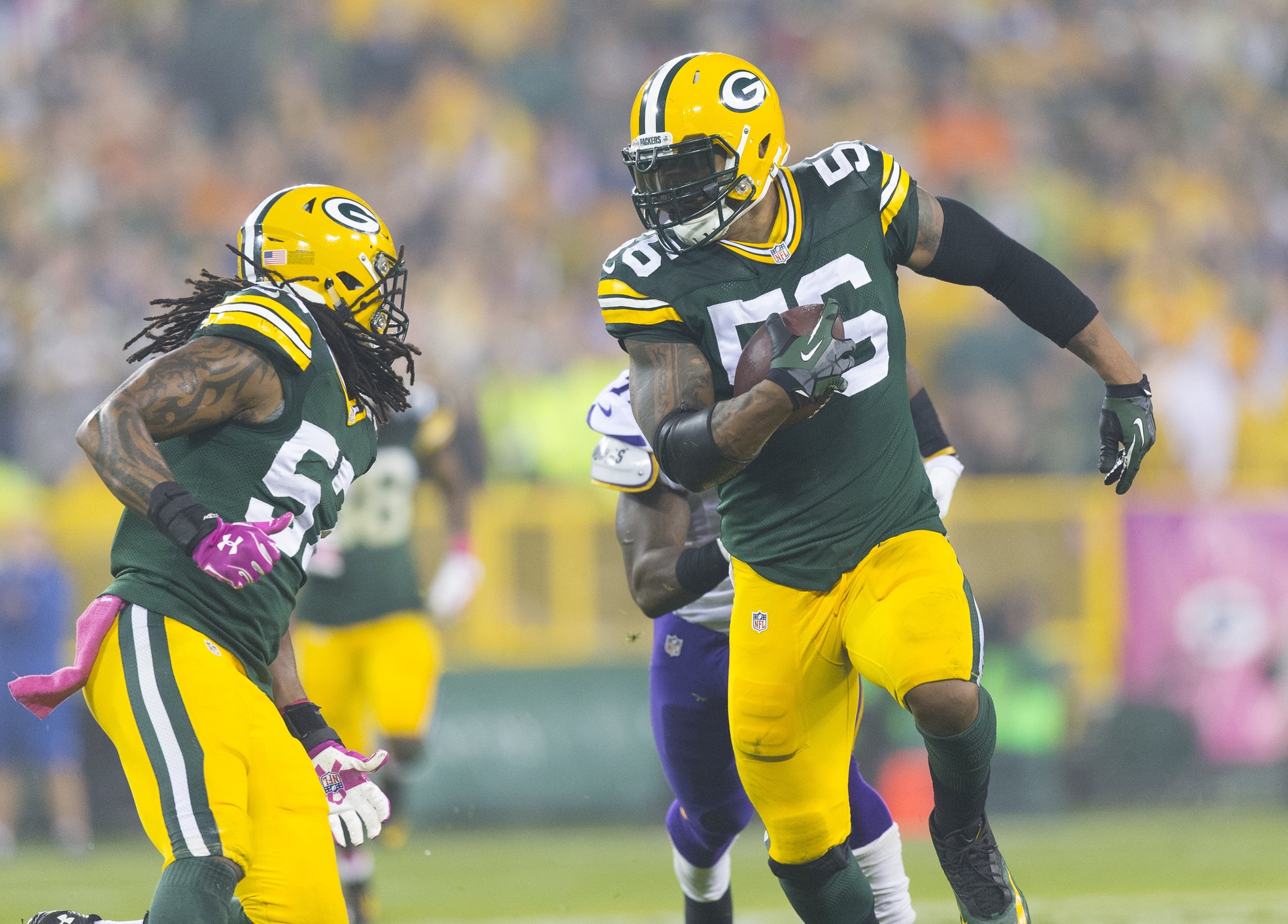 Packers LB Julius Peppers Makes NFL History with Pick-Six
