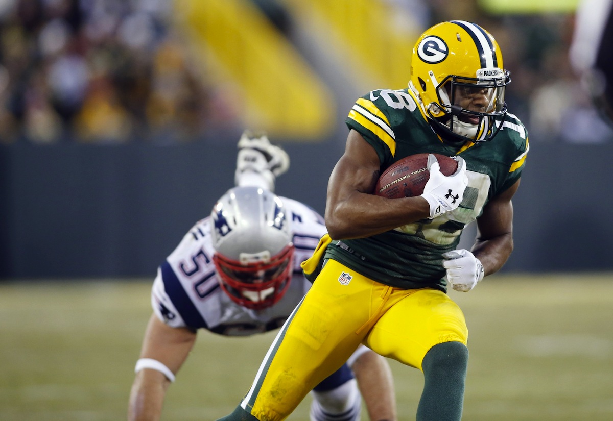 Green Bay Packers wide receiver Randall Cobb by Chris Humphreys—USA TODAY Sports.