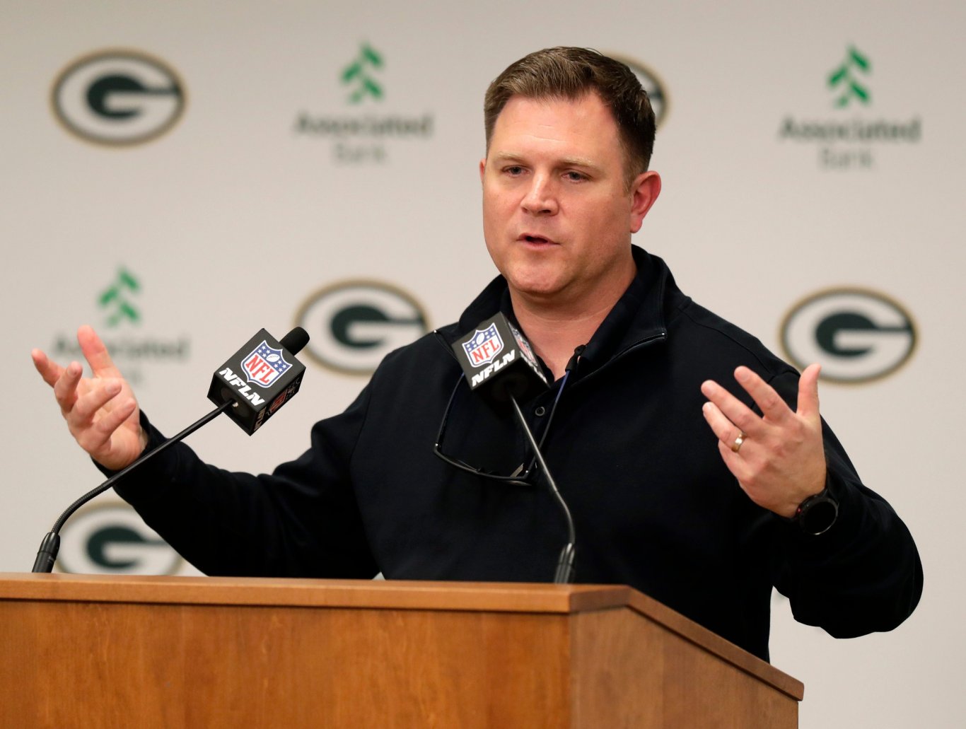 Green Bay Packers GM Brian Gutekunst opens door to drafting QB in first  round