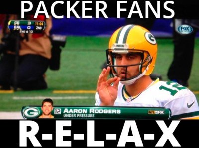 Aaron Rodgers to Packer Fans: "Relax"