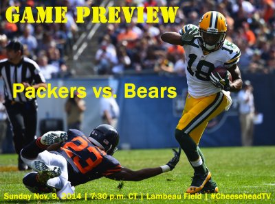 Game Preview: Packers vs. Bears, Week 10