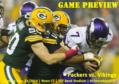 Game Preview: Packers at Vikings, Week 12