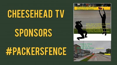 Cheesehead TV Sponsors Interactive Packers Fence