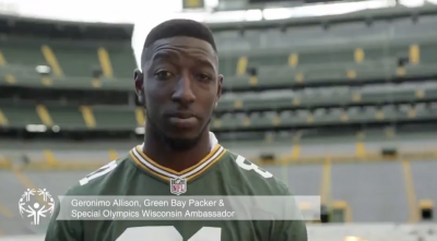 Geronimo Allison announced as new ambassador for Special Olympics Wisconsin