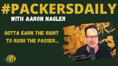 #PackersDaily: Gotta earn the right to rush the passer...