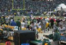 Packer Sideline from our seats