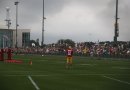 Aaron rodgers warming up