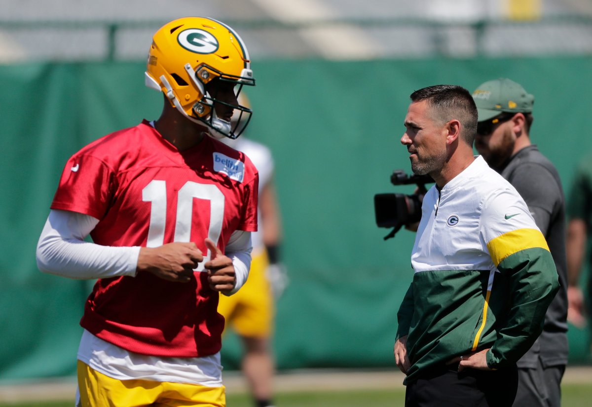 Aaron Rodgers reflects on first day of joint practices with the Jets